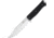 Fallkniven S1x Survival Knife, 5 satin finish laminate cobalt steel blade, Black textured thermorun handle, S1X