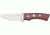 Fallkniven Tre Kronor de Luxe Fixed Blade Knife, 3.125in, Steel Drop Point, Brown Cocobolo Handle FNTK5