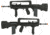 Famas Officially Licensed FAMAS F1 EVO Full Size Airsoft AEG with MOSFET Civilian version by Softair, Black, Large, 400906
