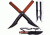 Fantasy Master Fixed Blade, 20in, Stainless Steel Blade, Wood Overlay Full Tang Stainless Steel Handle FM-665-2