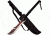 Fantasy Master Fixed Blade, 27.5in, Stainless Steel Blade, Fabric Wrapped Handle FM-669