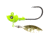 Fathom Pro-Select Belly Blade Jig Head 3/8oz Chartreuse, JH02-3/8-CHRT