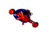 Favorite Fishing Defender Casting Reel, 100, RTL, 5+1BB, Red//White/Blue, DFR100HGL-RTL