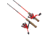 Favorite Fishing Do Dock Snub Nose Crappie Spinning Combo, 5ft 3in, Medium, Red/Black, DDK-531M10