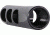 Faxon Firearms .620in Streamline 3 Port Muzzle Brake, Steel, QPQ Nitride, Black, Small, FFMD556S63PSQPQ