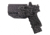 FDO Industries The Prodigy OWB Kydex Holster for Glock 17/22/31 w/Teklock and Optic cut, Black, 3342
