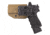 FDO Industries The Prodigy OWB Kydex Holster for Glock 19/19X/32/45 w/Teklock and Optic cut, Coyote, 3373