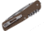 RUIKE L21 Multifunction Knife, 3.35in, 14C17N Stainless Steel, Clip Point, Plain Blade, Brown, L21-N