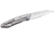 RUIKE P831 Folding Knife, 3.35in, 14C28N Stainless Steel, Sheepsfoot, Plain Blade, Silver, P831-SF