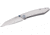 RUIKE P831 Folding Knife, 3.35in, 14C28N Stainless Steel, Sheepsfoot, Plain Blade, Silver, P831-SF