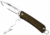 RUIKE S21 Multifunction Knife, 2.1in, 14C28N Stainless Steel, Clip Point, Plain Blade, Brown, S21-N