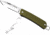 RUIKE S21 Multifunction Knife, 2.1in, 14C28N Stainless Steel, Clip Point, Plain Blade, Green, S21-G