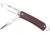 RUIKE S22 Multifunction Knife, 2.1in, 14C28N Stainless Steel, Clip Point, Plain Blade, Brown, S22-N