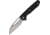 Ferrum Forge Knife Works Prolix Linerlock Black Folding Knife, 2.75 stonewash finish Nitro V steel blade, Black G10 handle, PROLIX BLACK
