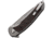 Ferrum Forge Knife Works Stinger Brimstone Folding Knife 4.13in Closed, 3.13in Stonewash Nitro V Steel Blade, Stonewash Titanium Handle w/ Brimstone Carbon Fiber Inlay, FF013-BCF