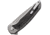 Ferrum Forge Knife Works Stinger Shred CF Folding Knife, 4.13in Closed, 3.13in Stonewash Nitro V Steel Blade, Stonewash Titanium Handle w/ Shred Carbon Fiber Inlay, FF013-SCF