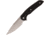 Ferrum Forge Knife Works Stinger Linerlock Folding Knife, Black, Black G10 handle, STINGER BLACK