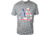 Filthy Anglers Patriotic Fishing Hooks T-Shirt - Mens, Grey, Extra Large, T-PATHKGRY-XL