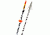 Fin-Finder Hydro-Skin Arrow, White Zebra w/Big Head Pro 60856