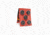 Firebird Targets 50 BIO Biodegradable Instant Hit Recognition Flare Target, Black/Orange, 50mm, 50BIO