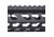 Firefield Edge Carbine Length 2-Piece Keymod Rail System, 6.625 inch, Black, FF34053