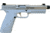APF Armory Firemark Strike One Mark II Semi Auto Pistol, 9mm Luger, 5.5 in Threaded Barrel, Fixed Sight, Polymer Silver Frame, Polymer Grip, 2-Mag, 17 Round Capacity, ASF1MII-9-SL-17-FRRMPG