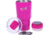 Fireside Outdoor Vibe Tumbler with/ Water-Resistant Bluetooth Speaker, Rosa, 28oz, VIBE-28-ROSA