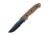 First Edge Elite Field Fixed Blade Knife Serrated Edge, Elmax Black Oxide Blade, Coarse Tan, 5155-BLT