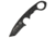 First Edge HR-1 Ryan Fixed Blade Knife Hoover Tanto Serrated, Elmax Black Oxide Blade, Black, Tanto Full Size 4055