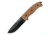First Edge Survival Fixed Blade Knife Fine Edge, Elmax Black Oxide Blade, Coarse Tan, 5050-BLT