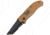 First Edge Tracklock Original Tanto Folding Knife, Auto Opening Serrated Edge, Elmax Black Oxide Blade, Coarse Green, 1455-BLG