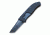 FirstEdge TrackLock Tanto Manual Folding Knife, Plain Edge, Black, 1250