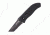 FirstEdge TrackLock Tanto Automatic Folder, Serrated Edge, Black 1455