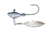 Fish Head Spin Jighead 3/8oz, 5/0 Hook, Aurora Blue, 1100306