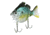 Fish Lab Bio-Gill 3 Piece Hard Wake Bait, Floating Action, VMC Hooks, Black Crappie, 5in, 1-5/8oz, BGW-5-BC