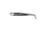 Fish Lab Mad eel heavy side to side rolling action stright rigging 7 1/2in 3 1/2 oz sinking 1 head 2 bodies Black Ice, ME-7.5-BLK