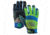 Fish Monkey Easy Work Waterman Gloves, Neon Green Royal, M, FM19-NGRROY-M