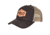 Fish Monkey Hunt Genuine Leather Applique Hat, Brown/Khaki, One size, HM802-BRKH
