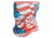 Fish Monkey Performance Face Guard, Americana, One size, FM40-AMER