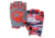 Fish Monkey Stubby Guide Gloves, Voodoo Swamp Red, M, FM18-VSR-M