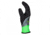 Fish Monkey Winter Gripper Glove, Hi-Vis Green, L/XL, FM51-WIN