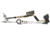 Fisher Gold Bug 2 Pro Metal Detector w/6.5in /10in Elliptical Search Coils, Black, Standard, GB2COMBO