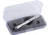 Fisher Space Pen X-Mark Bullet Space Pen, PR-4 Black Ink, Medium Point, 5.27 in Length, Gift Boxed, w/ Square Top Cap, Chrome, 400WCCL