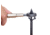 Fix It Sticks Broadhead Wrench Attachment, .25in Hex Base, Black, FISBHWP