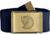 Fjallraven Canvas Brass Belt 4 cm, Dark Navy, One Size, F77297-555-1 Size