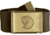 Fjallraven Canvas Brass Belt 4 cm, Dark Olive, One Size, F77297-633-1 Size