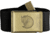 Fjallraven Canvas Brass Belt 4 cm, Black, One Size, F77297-550-1 Size