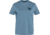 Fjallraven Fox Boxy Logo Tee - Womens, Dawn Blue, Large, F87153-543-L