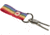 Fjallraven Kanken Rainbow Keyring, Rainbow Pattern, One Size, F23622-907-One Size
