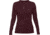Fjallraven Lappland Merino Henley Long Sleeve -Womens, Dark Garnet, Large, F90189-356-L